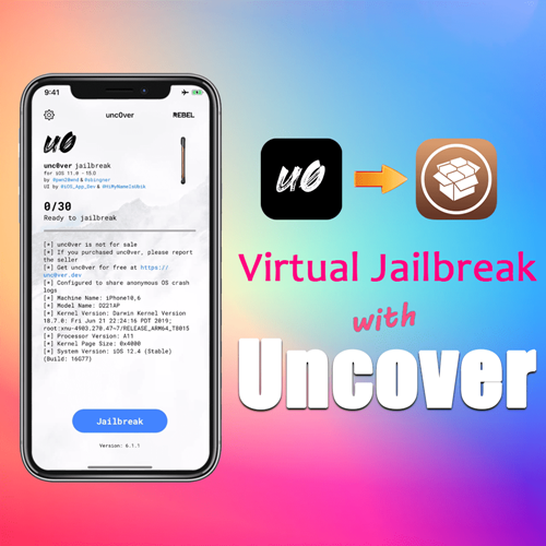 Virtual jailbreak with Unc0ver