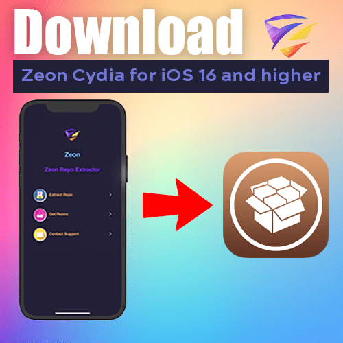 Zeon Cydia for iOS 16 and higher