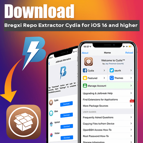 Download Bregxi RE Cydia for iOS 16 and higher