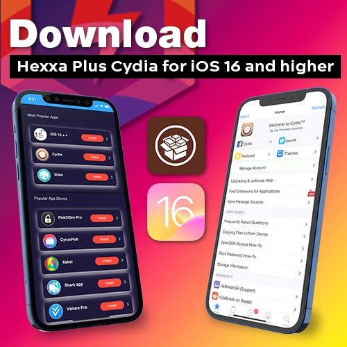 Download Hexxa Plus Cydia for iOS 16 and higher