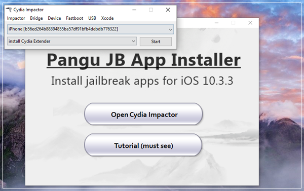 cydia impactor for windows & mac, as well as the pangu jailbreak app ipa