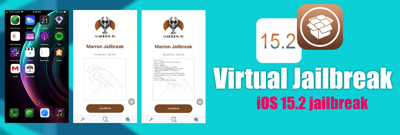 Virtual jailbreak for iOS 15.2
