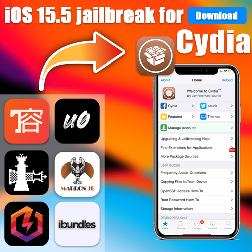 iOS 15.5 jailbreak for Cydia