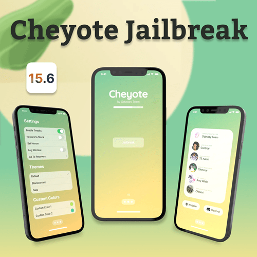 Cheyote virtual iOS 15.6 jailbreak