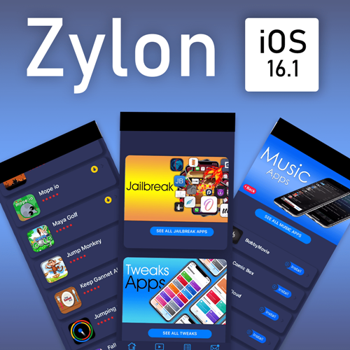 Zylon iOS 16.1 jailbreak apps