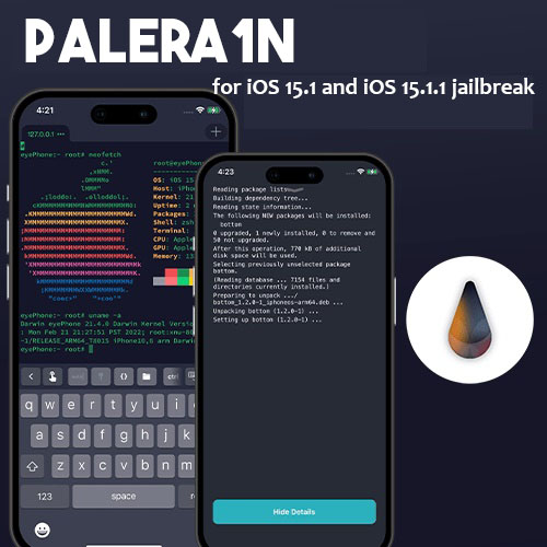 Palera1n for iOS 15.1 and iOS 15.1.1 jailbreak