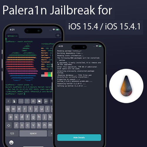 Palera1n Jailbreak for iOS 15.4 / iOS 15.4.1