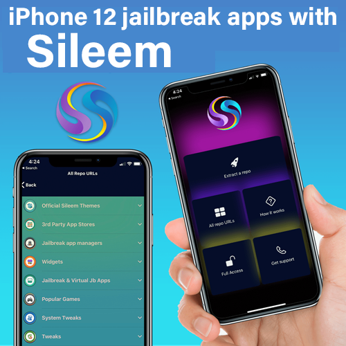 iPhone 12 jailbreak apps with Sileem

