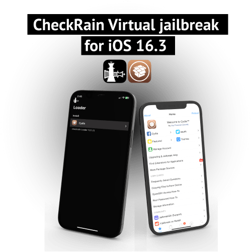 Checkra1n Virtual iOS 16.3 Jailbreak