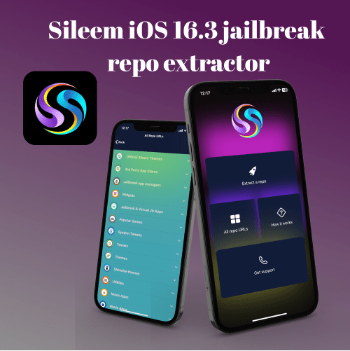 Sileem iOS 16.3 jailbreak repo extractor