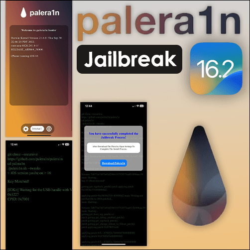 Palera1n jailbreak for iOS 16.2