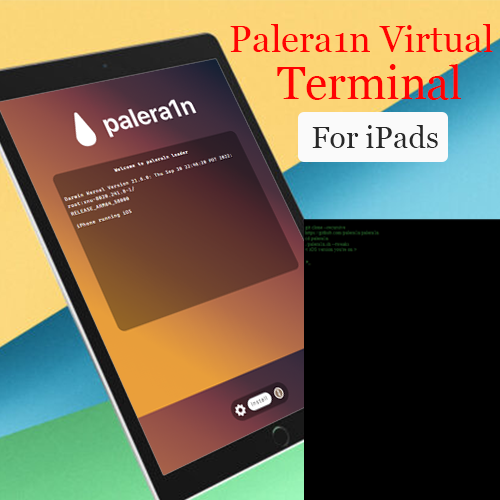 Palera1n Virtual Terminal for iPads
