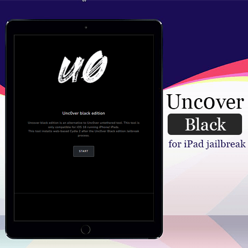 Unc0ver black for iPad jailbreak apps