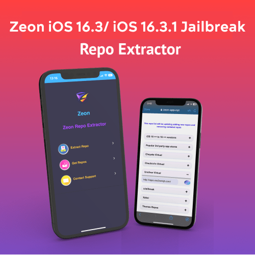 Zeon iOS 16.3/ iOS 16.3.1 Jailbreak Repo Extractor
