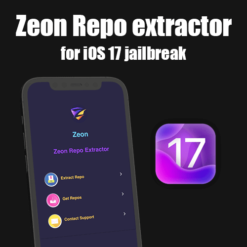 Zeon Repo extractor for iOS 17