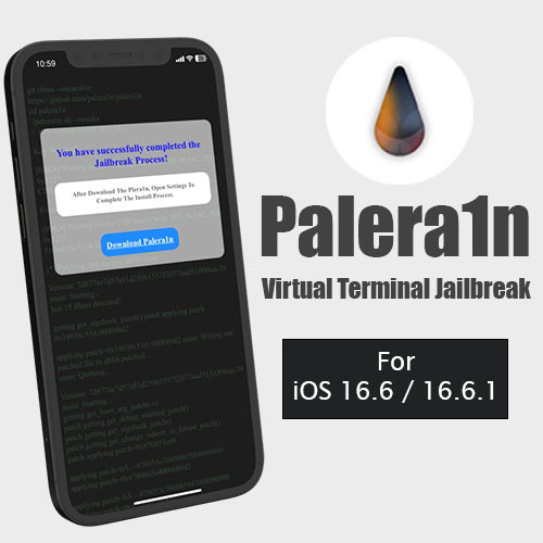 Palera1n Virtual Jailbreak for iOS 16.6 / 16.6.1