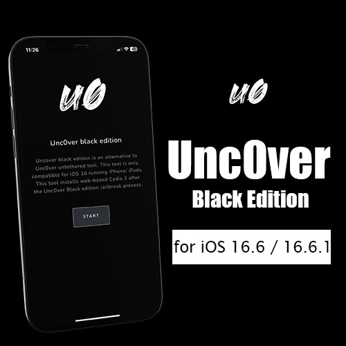 Unc0ver Black Edition for iOS 16.6 / 16.6.1 
