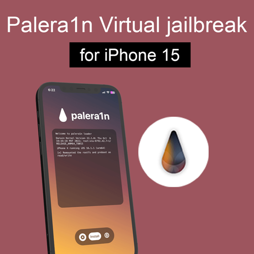 Palera1n Virtual jailbreak for iPhone 15