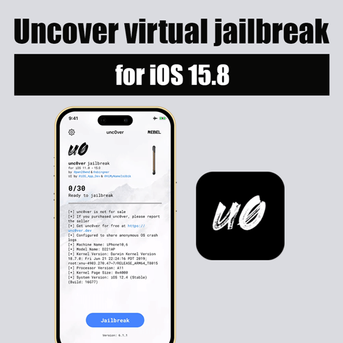 Uncover virtual jailbreak for iOS 15.8
