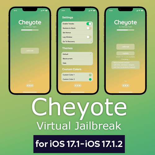 Cheyote Virtual Jailbreak for iOS 17.1-iOS 17.1.2