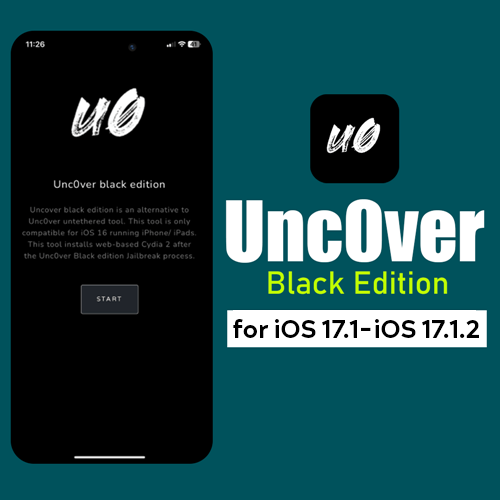 Unc0ver Black for iOS 17.1-iOS 17.1.2
