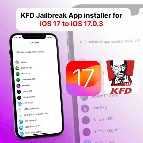 KFD Jailbreak App installer for iOS 17 to iOS 17.0.3