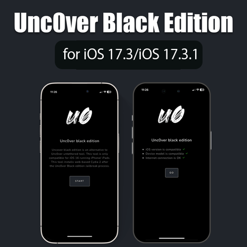 Unc0ver Black Edition for iOS 17.3/iOS 17.3.1