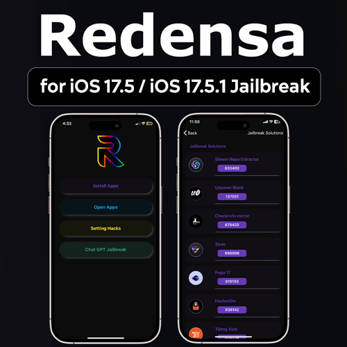 Redensa iOS 17.5/iOS 17.5.1 Jailbreak