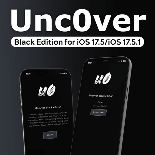 Unc0ver Black Edition for iOS 17.5/iOS 17.5.1