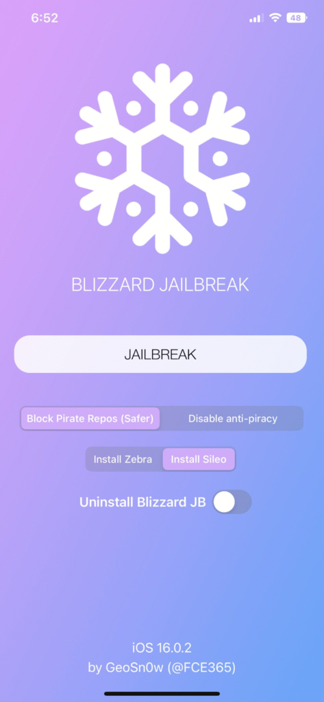 Blizzard jailbreak