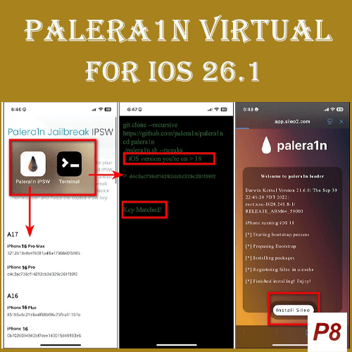 Palera1n Virtual  for iOS 26 1