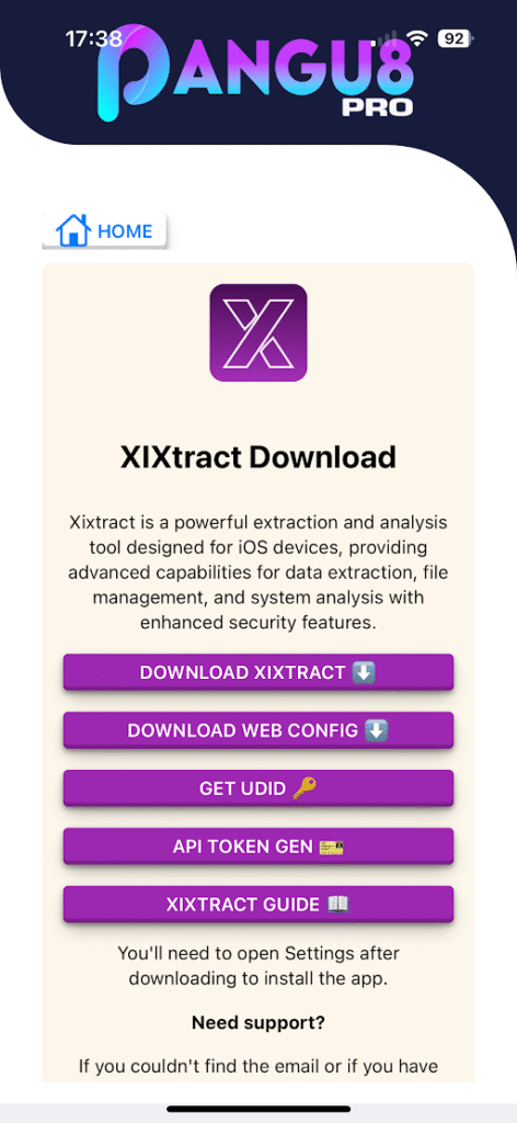 Xixtract app