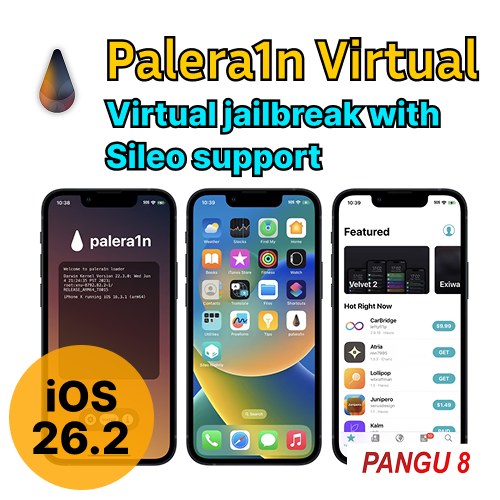 Palera1n virtual for iOS 26.2