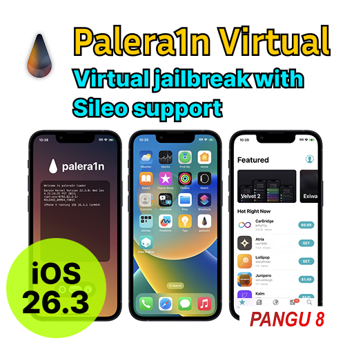 palera1n Virtual for iOS 26.3