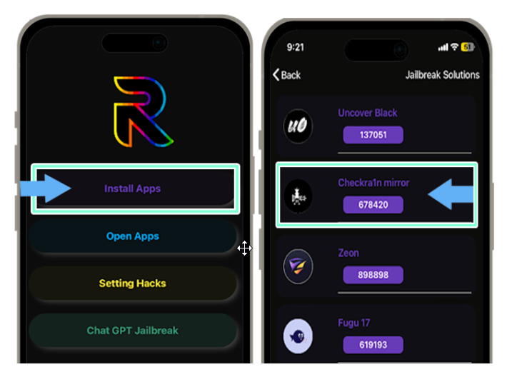 how to install redensa