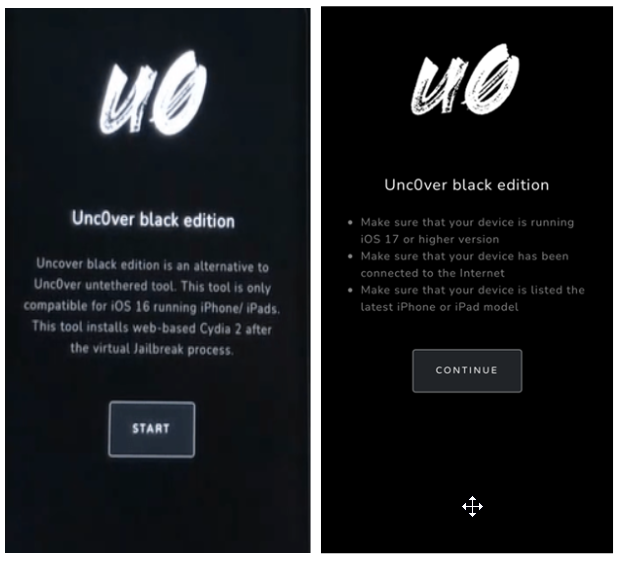 Unc0ver Black on iOS 26.3