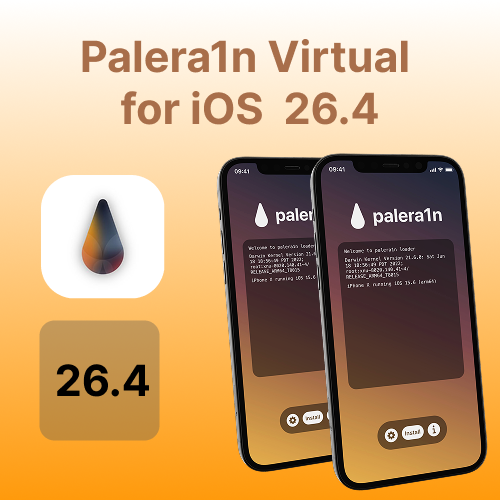 Palera1n virtual for iOS 26.4
