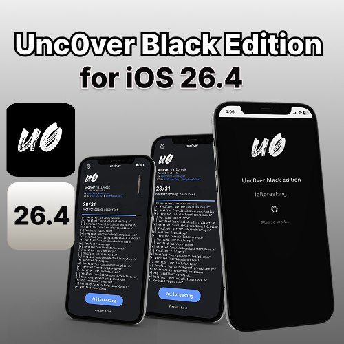 Unc0ver Black for iOS 26.4