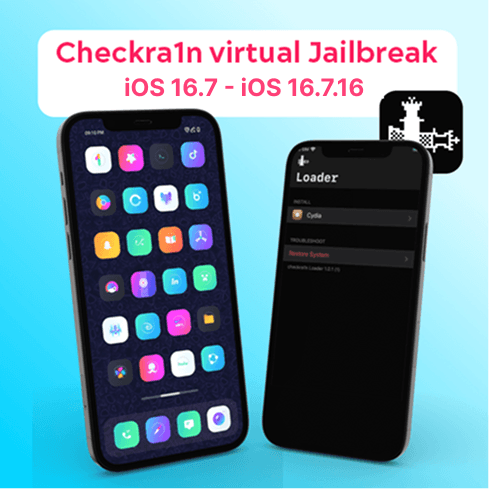 Checkra1n virtual for iOS 16.7- iOS 16.7.16