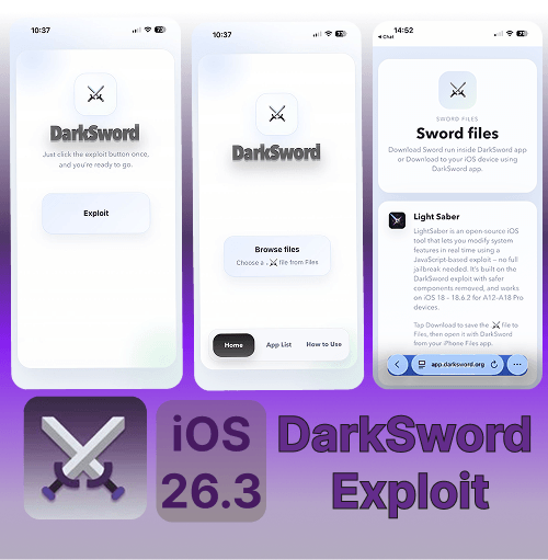 DarkSword for iOS 26.3