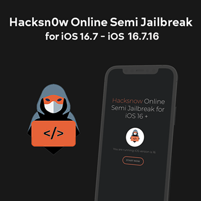 Hacksn0w for iOS 16.7- iOS 16.7.16