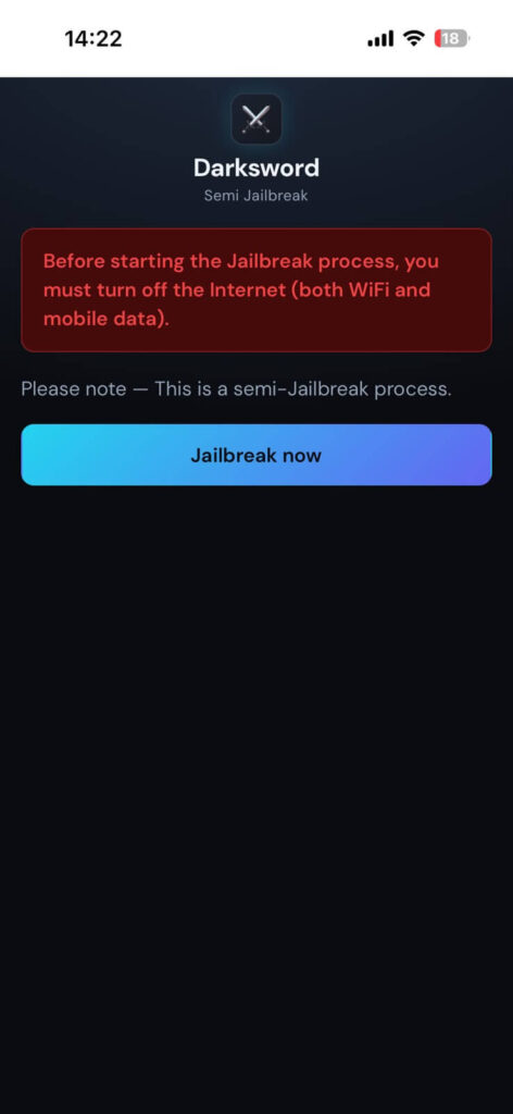 darksword Jailbreak now