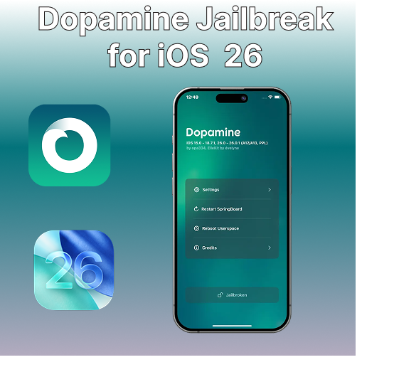 Dopamine jailbreak iOS 26/iOS 26.0.1